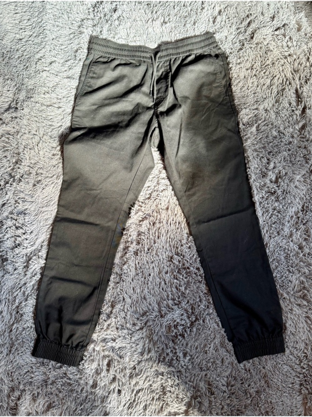 Volcom Men's Black Elastic Cuff Joggers